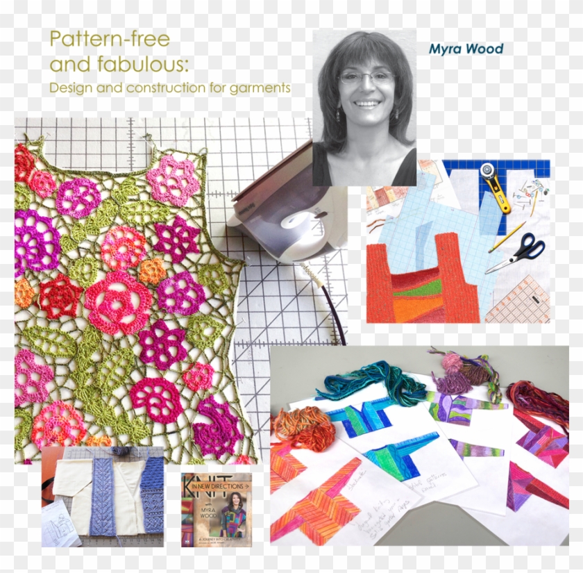 Discover Myra Wood's Template-based Approach To Knit - Crochet Clipart #2640681