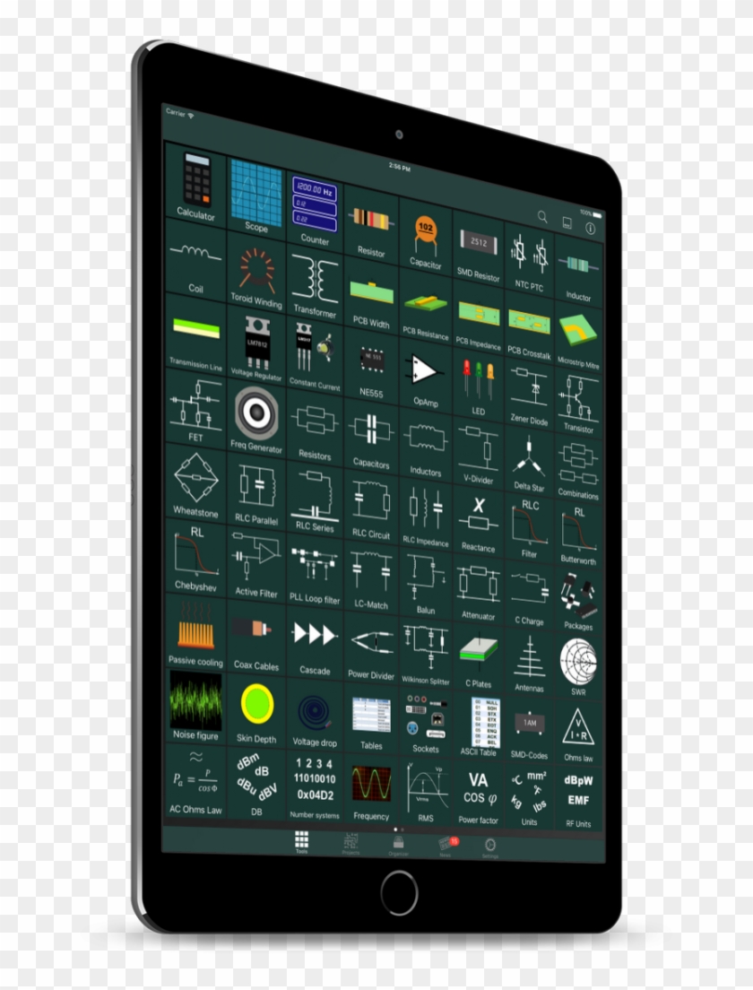 High Frequency Toolbox For Rf Professionals, Ham Radio - Tablet Computer Clipart #2640682