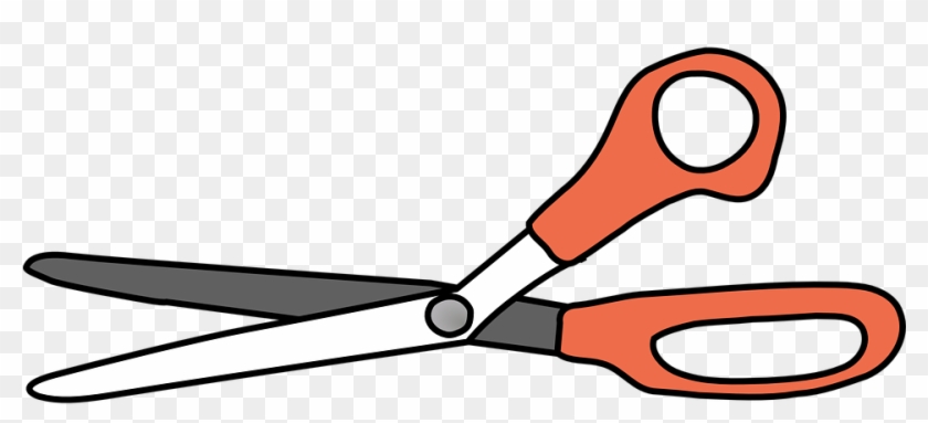 Scissor Clipart Border - Vektor Gunting Png Transparent Png