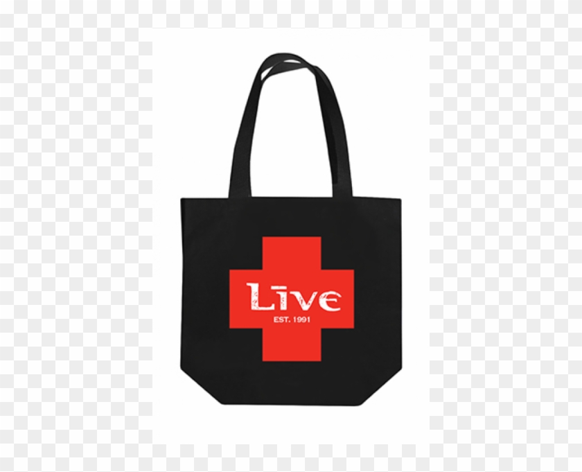 Live - Red Cross - Tote Bag Size Inches Clipart #2641103