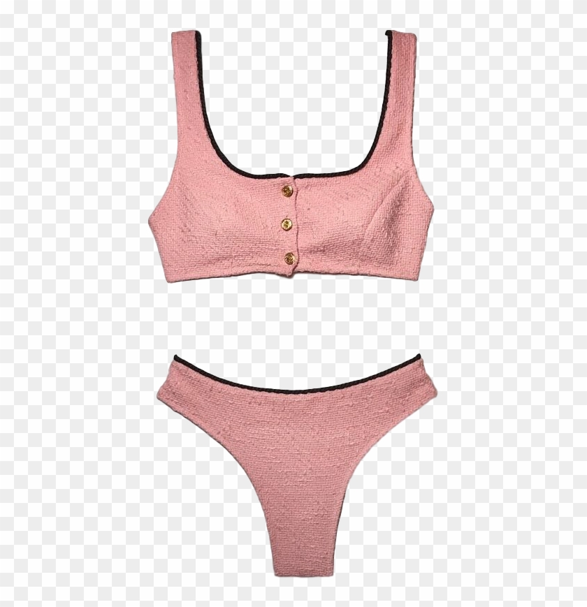 Jackie Bikini Set, Bubble Gum - Sports Bra Clipart