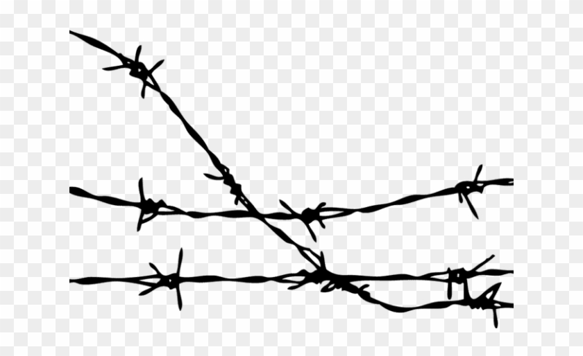 Barbed Wire Clipart Cartoon - Transparent Background Barb Wire Clipart - Png Download