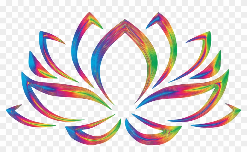 This Free Icons Png Design Of Spectralized Lotus Flower - Red Lotus Flower Symbol Clipart