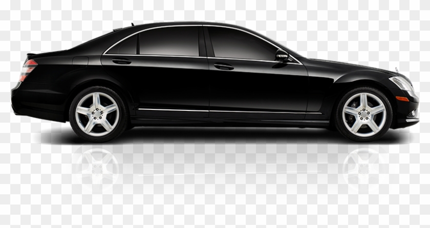 Black Car Driving In To The Screen - Uber Select Clipart #2641903