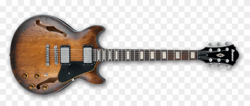 Vintage Ibanez Guitar - Ibanez Hollow Body Bass Clipart