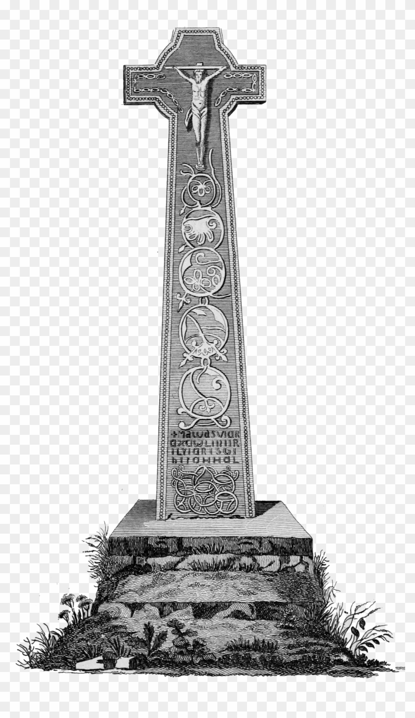 Oronsay Cross - Obelisk Clipart #2642668