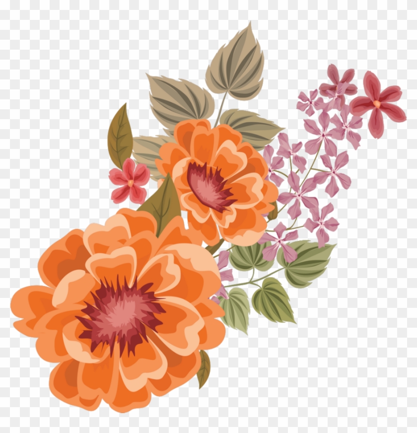 #mq #orange #flowers #flower #garden - Flower Clipart #2642891