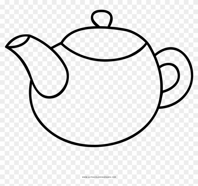 Teapot Drawing Png - Bule Para Colorir Clipart