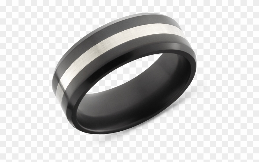 Elysium Titalnium Black Rings, Black Wedding Rings, - Wedding Ring Clipart