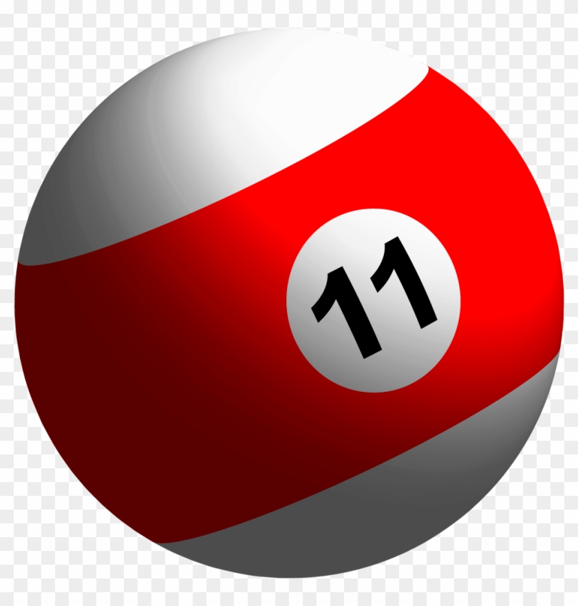 Pool Balls Pictures - Billiard Ball 11 Png Clipart