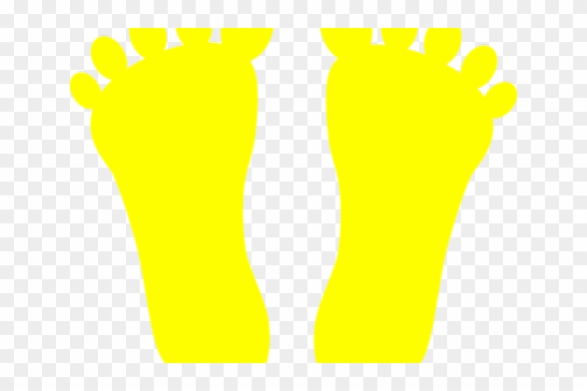Footprints Clipart Free Clipart On Dumielauxepices - Clipart Yellow Footprints - Png Download #2643798