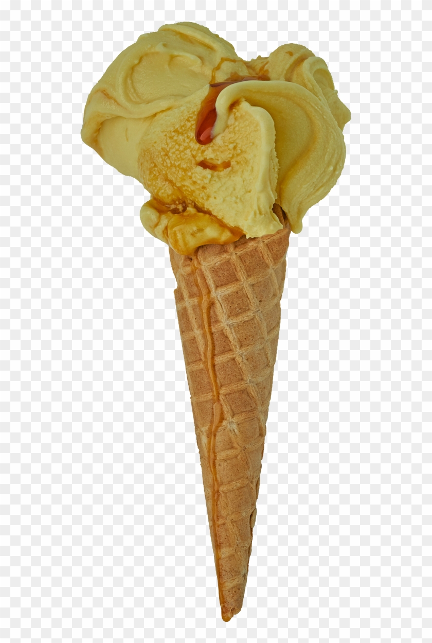 Sea Salted Caramel - Ice Cream Cone Clipart #2644037