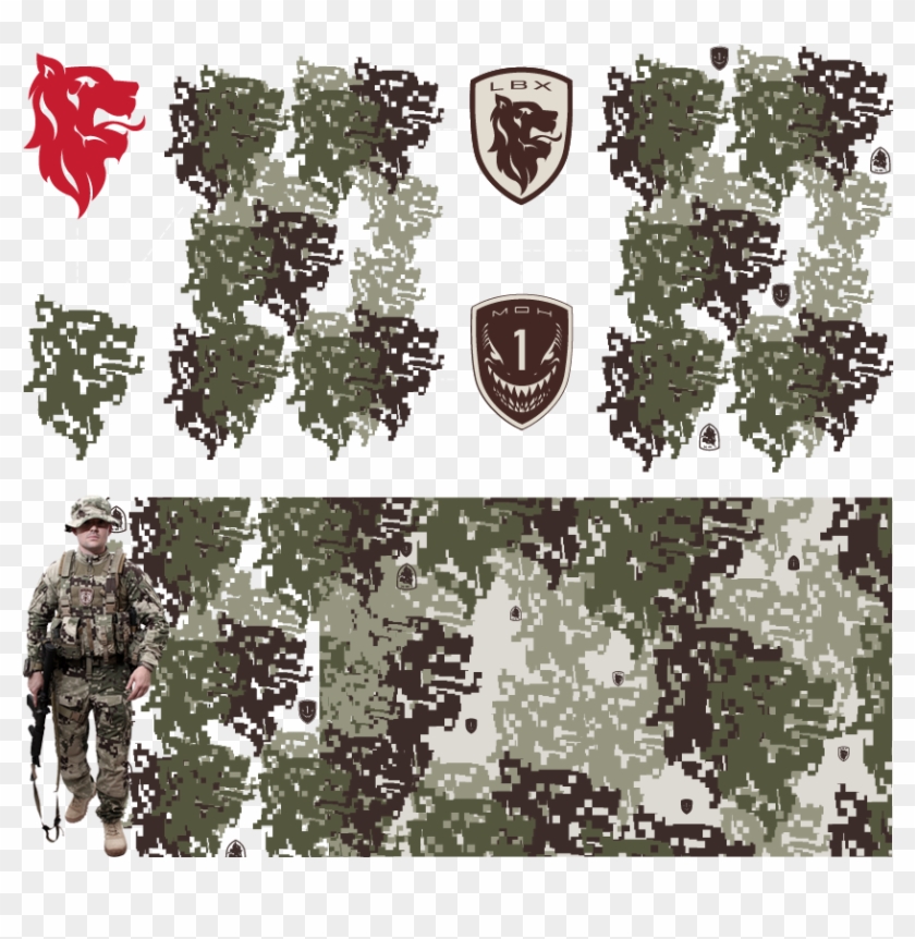 Working - Project Honor Digital Camo Clipart #2644040