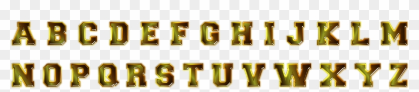 This Free Icons Png Design Of Caramel Glass Alphabet - Bronze Alphabet Clipart #2644046