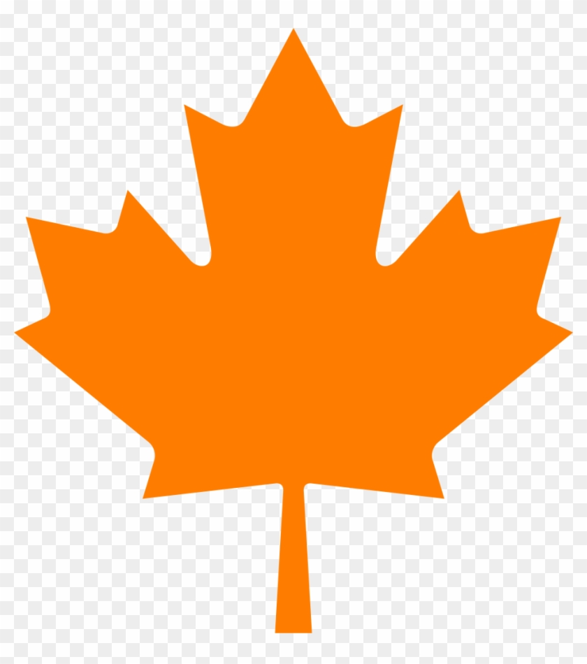 Orange Leaves Clipart - Maple Leaf Png Transparent Png #2644246