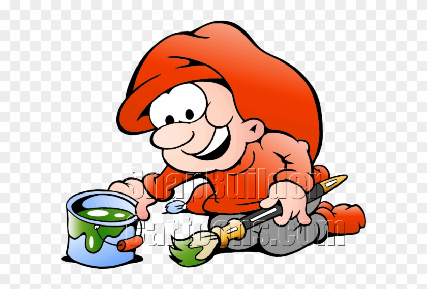Christmas Paint Brush - Paintbrush Clipart