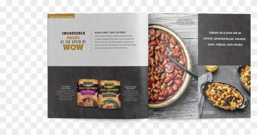 Bush's Super Beans Brochure Bush's Super Beans Brochure - Cranberry Bean Clipart #2644692