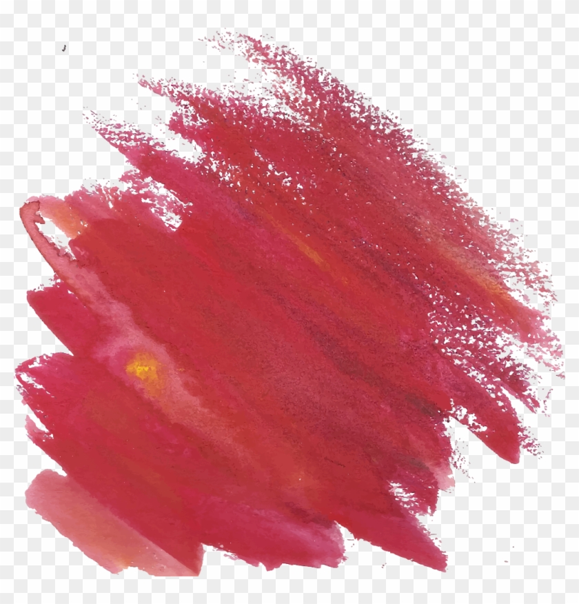 #ftestickers #watercolor #brushstrokes #red - Red Flower Png Brush Clipart #2644905