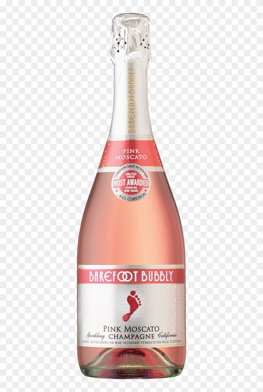 Barefoot Bubbly Pink Moscato Clipart #2645072