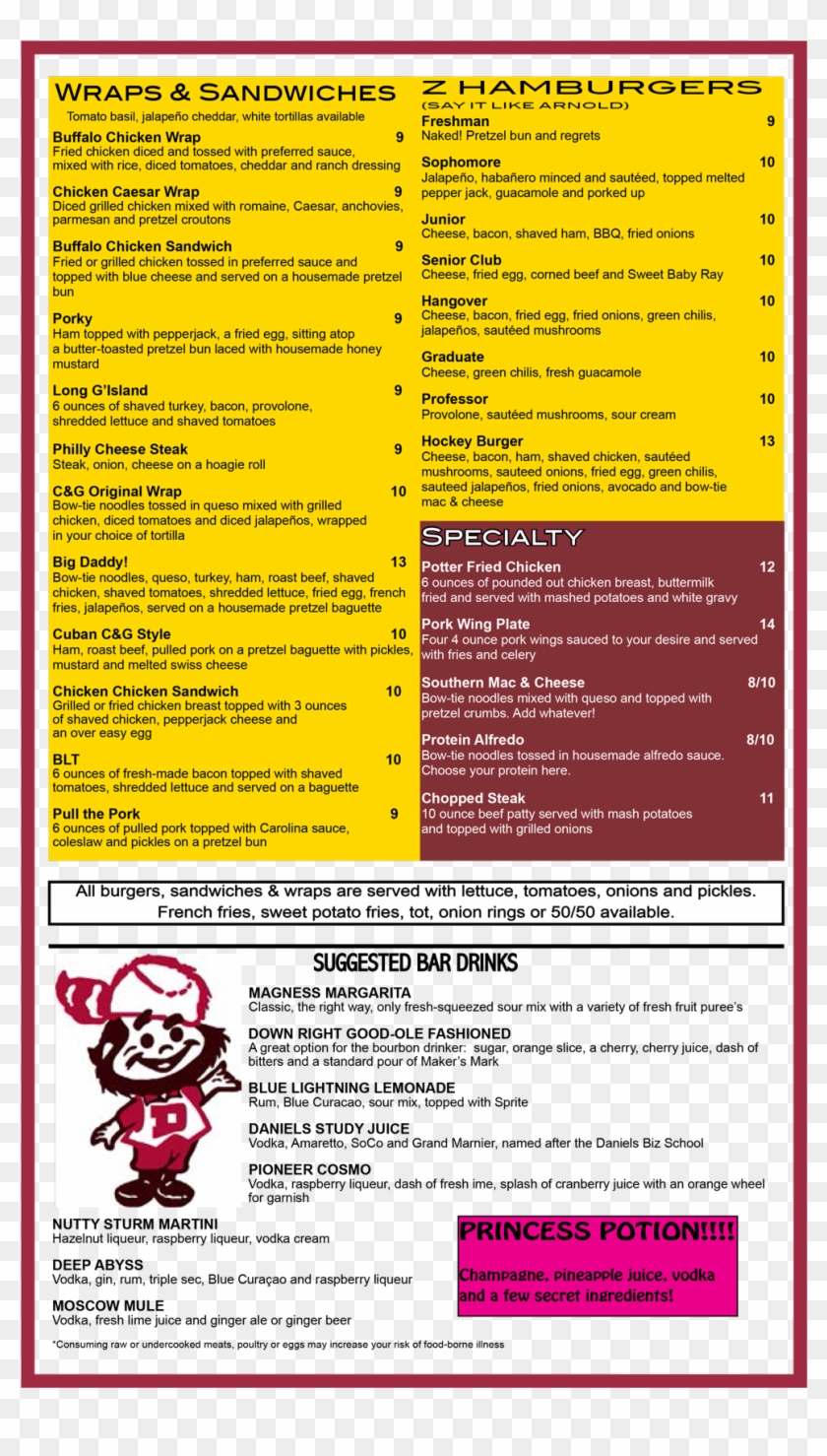 Lennysmenu-2 - Denver Boone Clipart #2645119