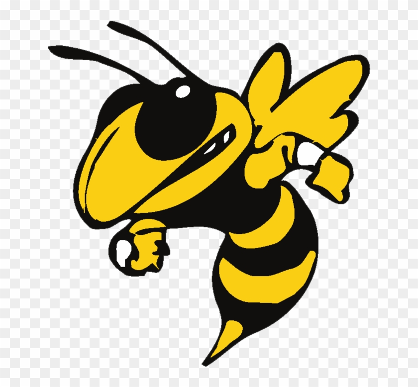 Clipart Bee Hornet - Georgia Tech Yellow Jacket Logo - Png Download