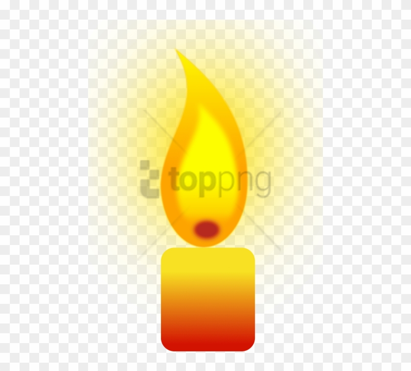 Free Png This Free Icons Design Of Burning Candle Png - Candle Flame Clipart Transparent Png