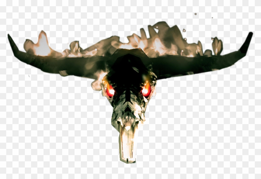 Bull On Fire Png - Deer Clipart