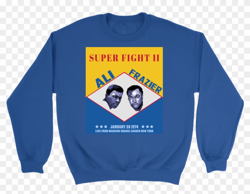Clipart Free Download Frazier Superfight Poster Sweatshirt - Crew Neck - Png Download #2645447