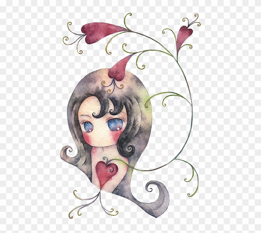 Artsy Drawing Heart - Creaciones De Lovers Gift Clipart #2645495