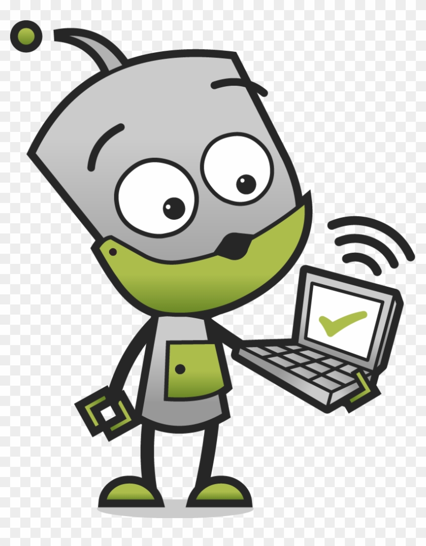 Gadget Mascot - Computer Mascot Png Clipart