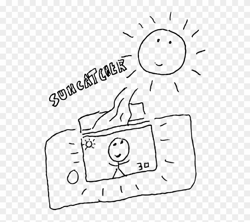Vintage Camera Drawing Tumblr Png - Line Art Clipart