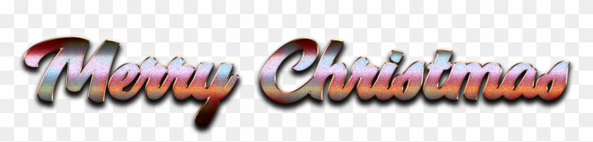 Merry Christmas Word Art Png Hd - Graphic Design Clipart