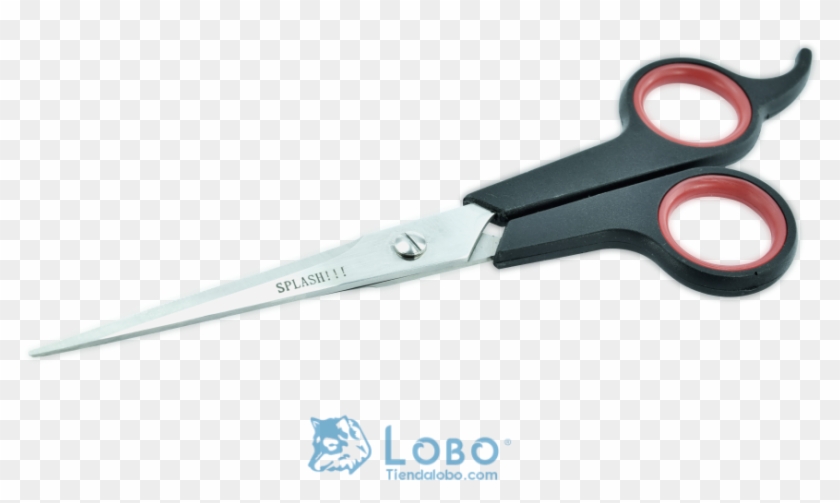 Tijera Peluquero Microdentada Acero Inoixidable Negro - Scissors Clipart