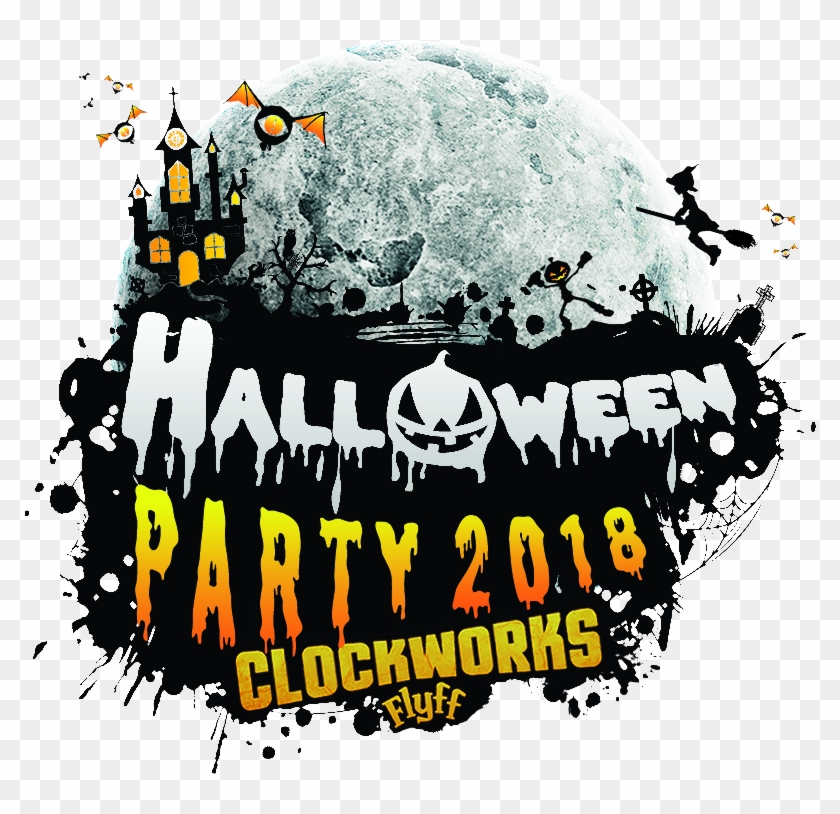 Clockworks Halloween Party - Graphic Design Clipart