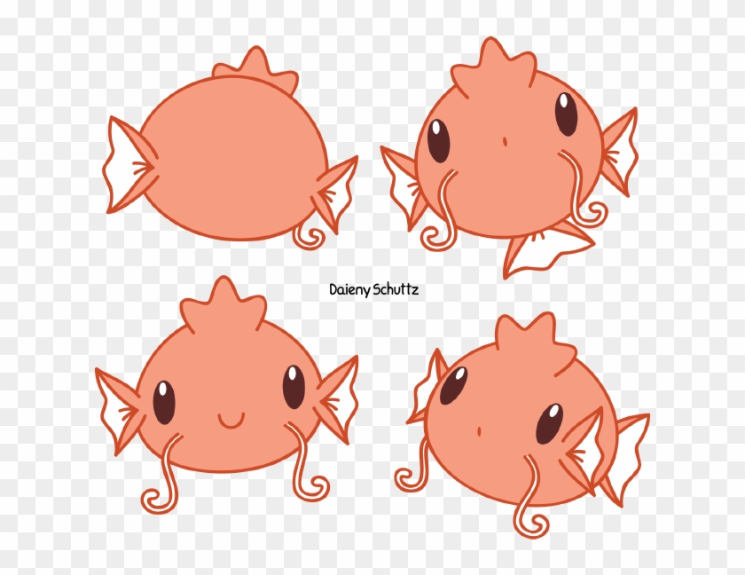 Koi Carp Clipart Orange - Chibi Daieny Schuttz - Png Download #2646561