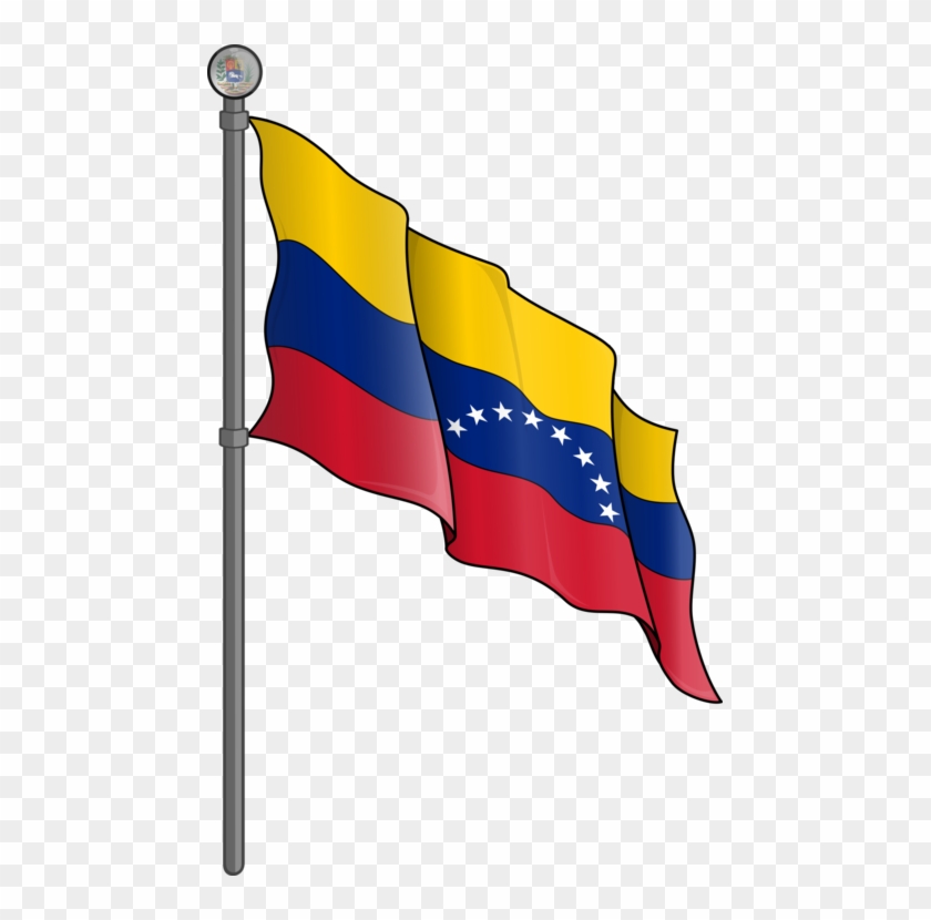 Flag Of Venezuela Flag Of Argentina Drawing - Dibujo De La Bandera Nacional De Venezuela Clipart #2646563