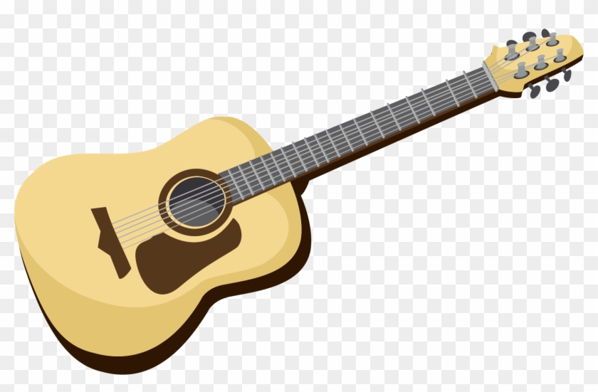 Ukulele Vector Acoustic Guitar Neck - アコースティック ギター 素材 Clipart