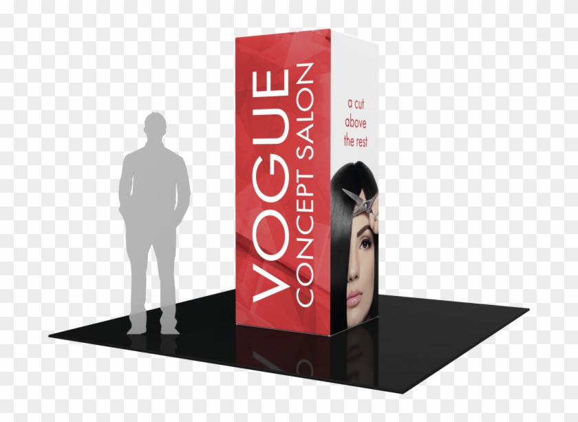 Formulate Four Sided Tower - Graphic Tower Trade Show Clipart