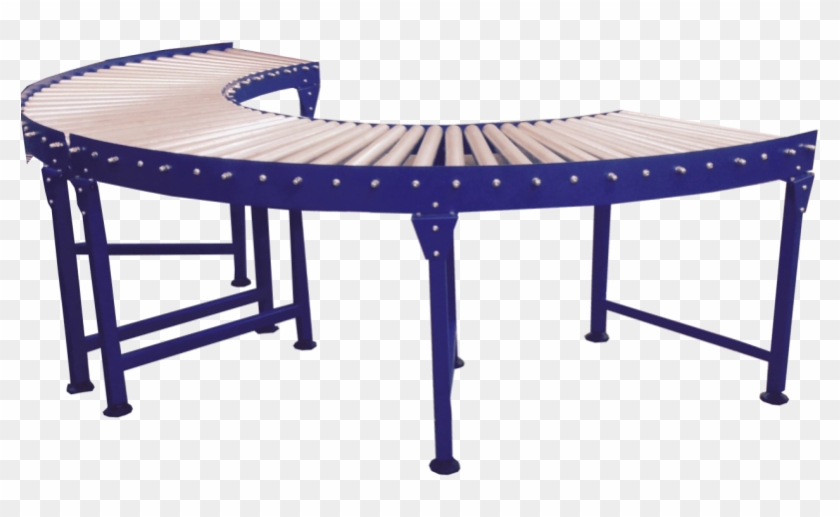 Conveyor Semi Circ Roller - Coffee Table Clipart #2647880