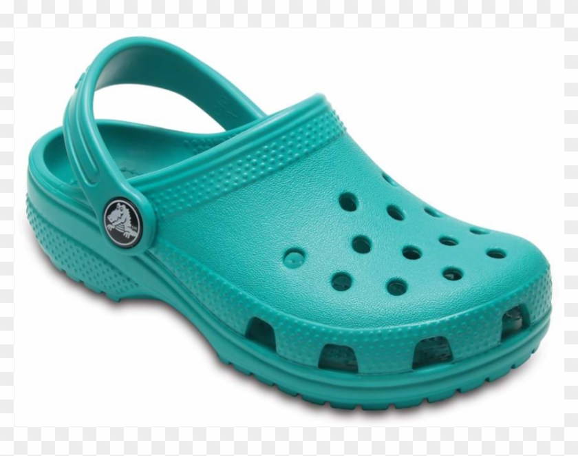 Kids' Crocs Classic Tropical Teal - Teal Crocs Clipart