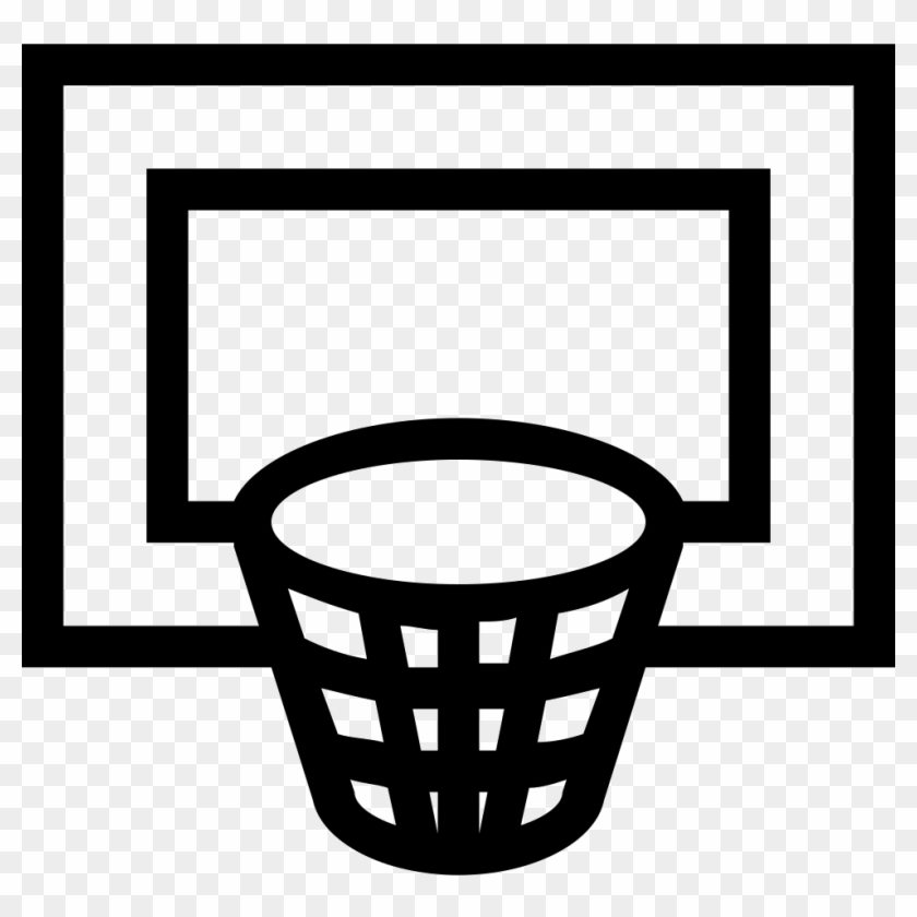 Basket Of Basketball Stroke Sportive Symbol Comments - Dibujos De Canastas De Baloncesto Clipart #2648665