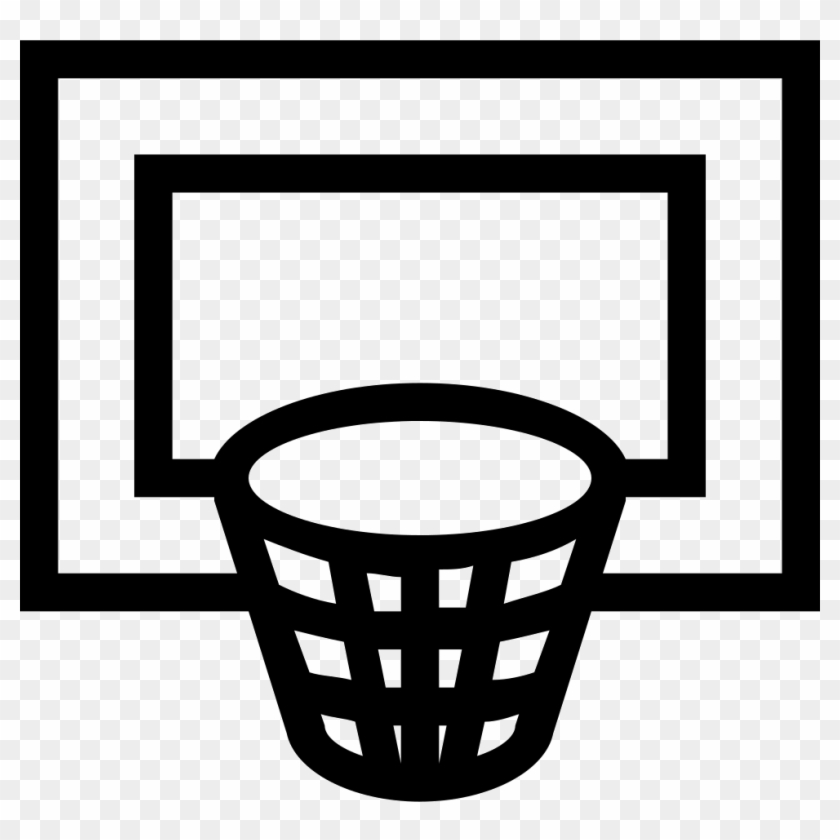 Basket Of Basketball Stroke Sportive Symbol Comments - Dibujos De Canastas De Baloncesto Clipart