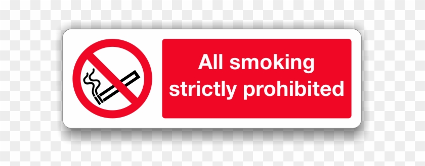 R015 All Smoking Strictly Prohibited - Signs Of Biological Hazards Clipart