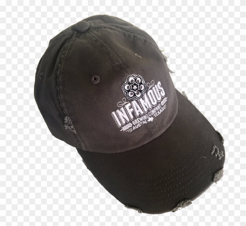 Distressed Hat Grey - Baseball Cap Clipart #2649698