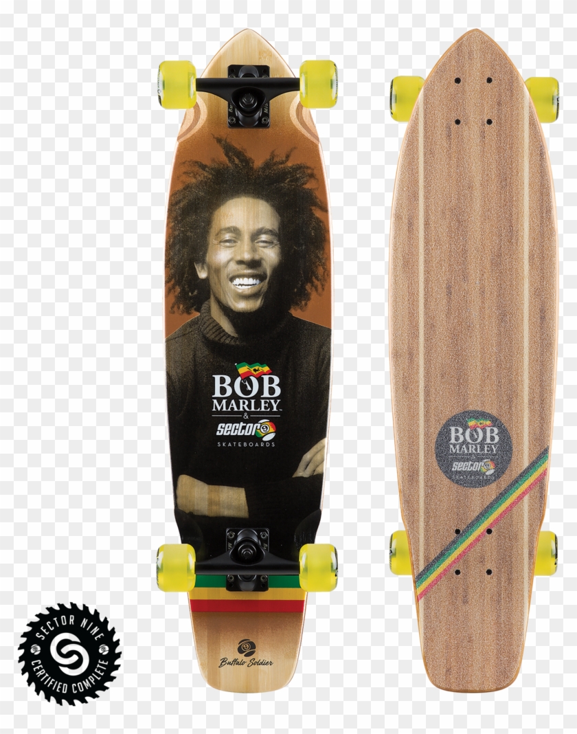 Bob Marley Longboard Clipart