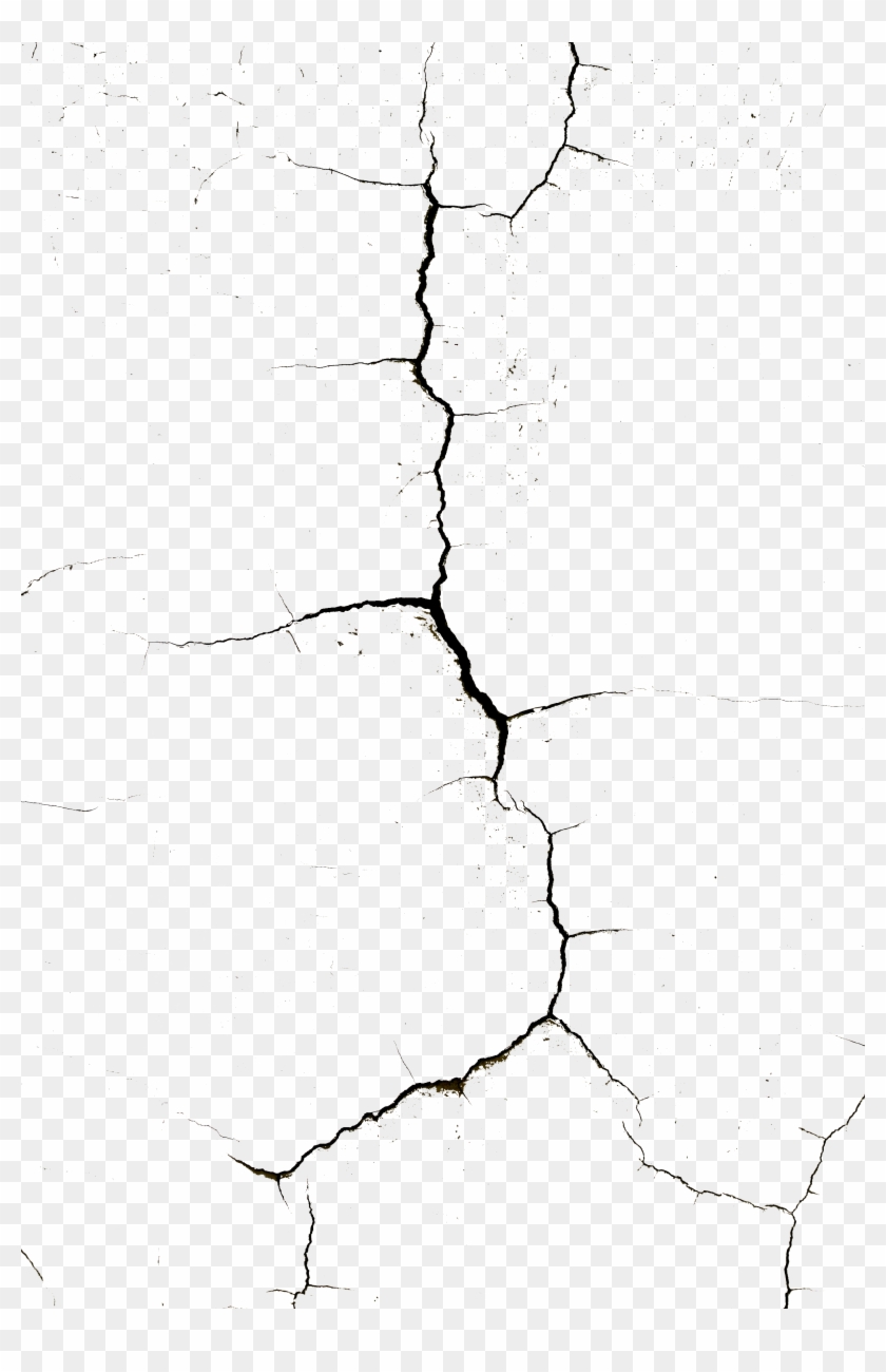 Wall Pattern Cracks Download Free Image Clipart - Drawing - Png Download