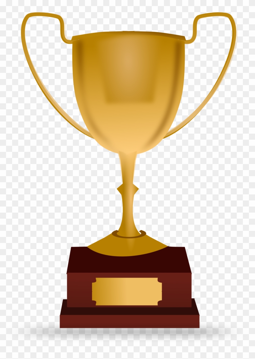Transparent Gold Cup Png Pinterest - Trophy Clip Art