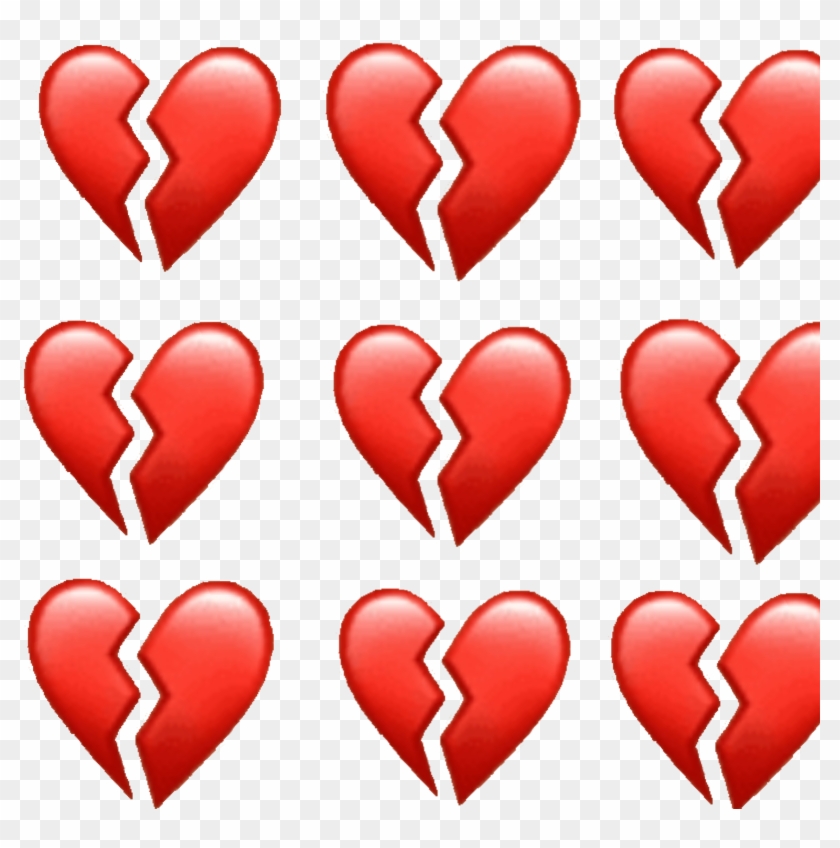 Heart Hurt Feels Heartbreak Emoji Broken Broke Brokenheart - Heartbreaking Emoji Clipart