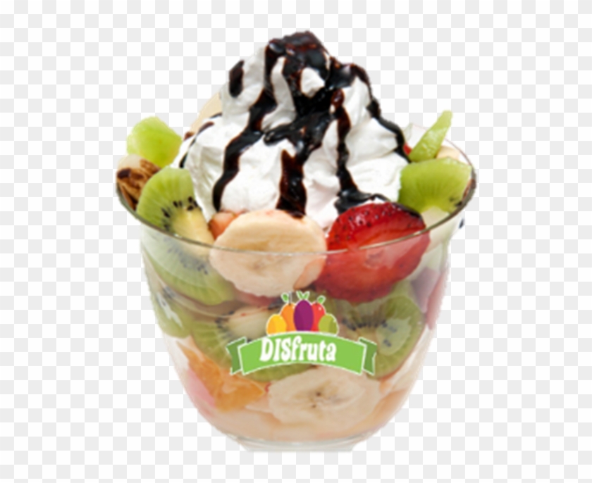 Ensalada De Frutas Con Helado Clipart