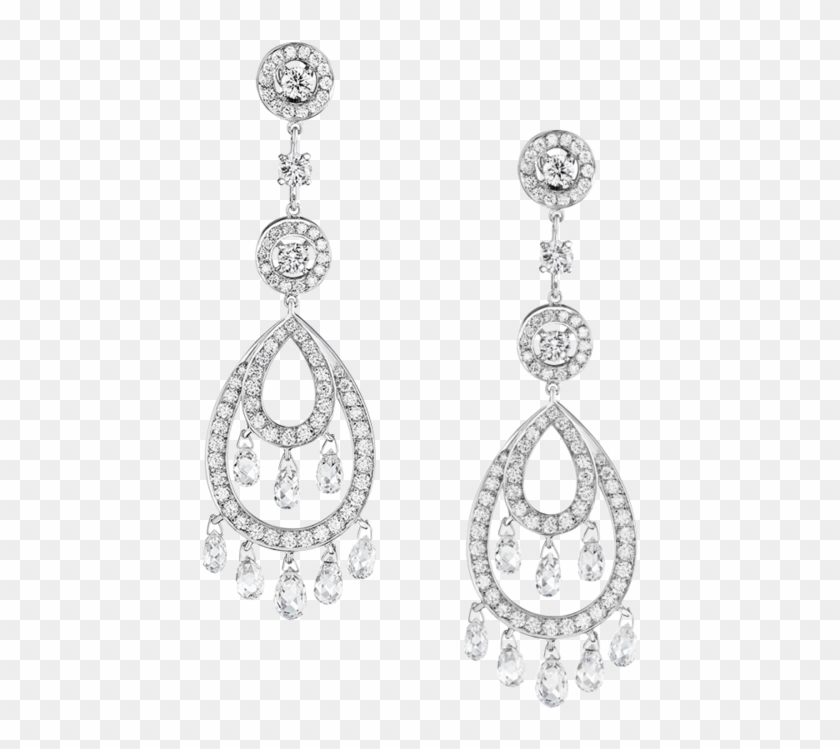 Briolette Cut Diamond Earrings Clipart